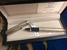 PENNA IN ARGENTO925% CAMILLETTI STILOGRAFICA SILVER PEN STUDIO PENS jewel jewels