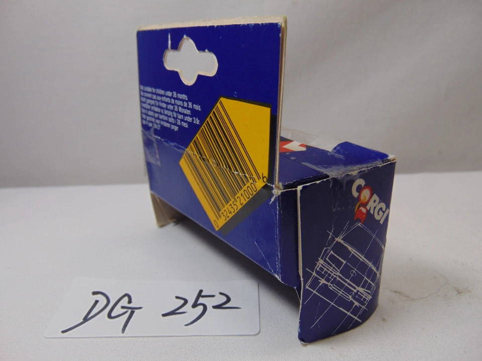 Coche diecast vintage Corgi Toys NOS IOB 1988 J45/2 Corvette Vette rojo y blanco Foto 3 de 3