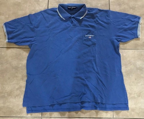 Polo Ralph Lauren Sport Blue Collar 
