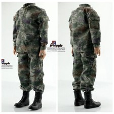 1/6 Jungle camouflag Uniform Combat Suit Clothes Fit 12'' Male Soldiers Figure