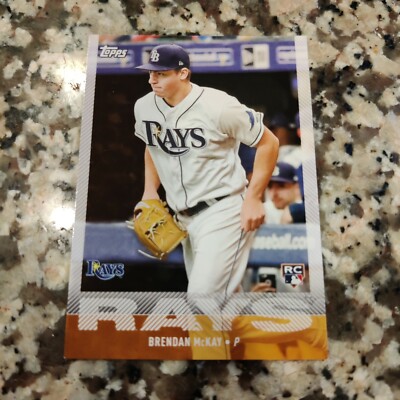 Brendan McKay 2020 Topps Utz Rare Regional SP Rays RC Rookie