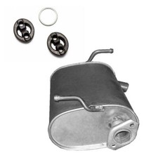 Endschalldämpfer  + Montagezubehör. Auspuff fur Suzuki Jimny 1.3i -16V SN413