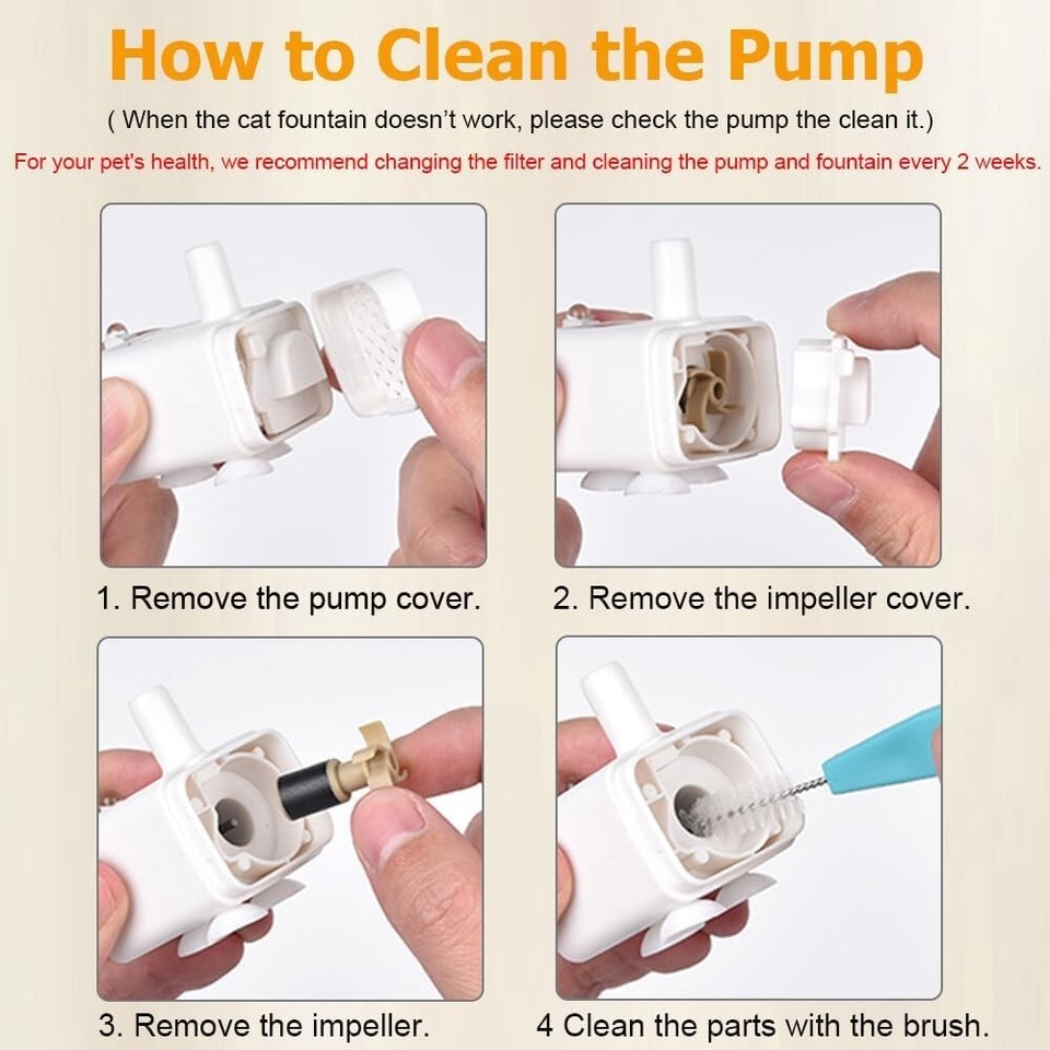 Stainless Steel Cat Water Fountain 84oz Automatic Dispenser for