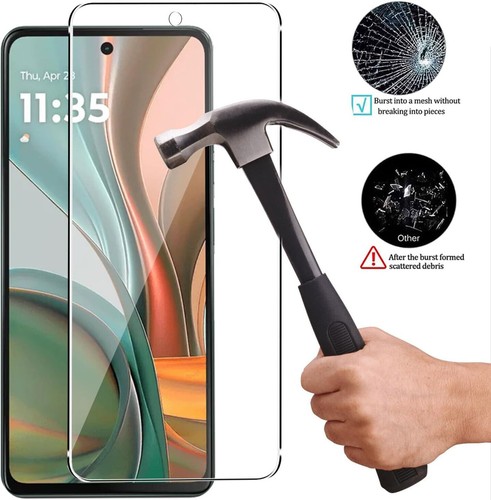 For Motorola Moto G15/G15 POWER Case,Clear Phone Cover + Glass Screen Protector - Picture 16 of 16