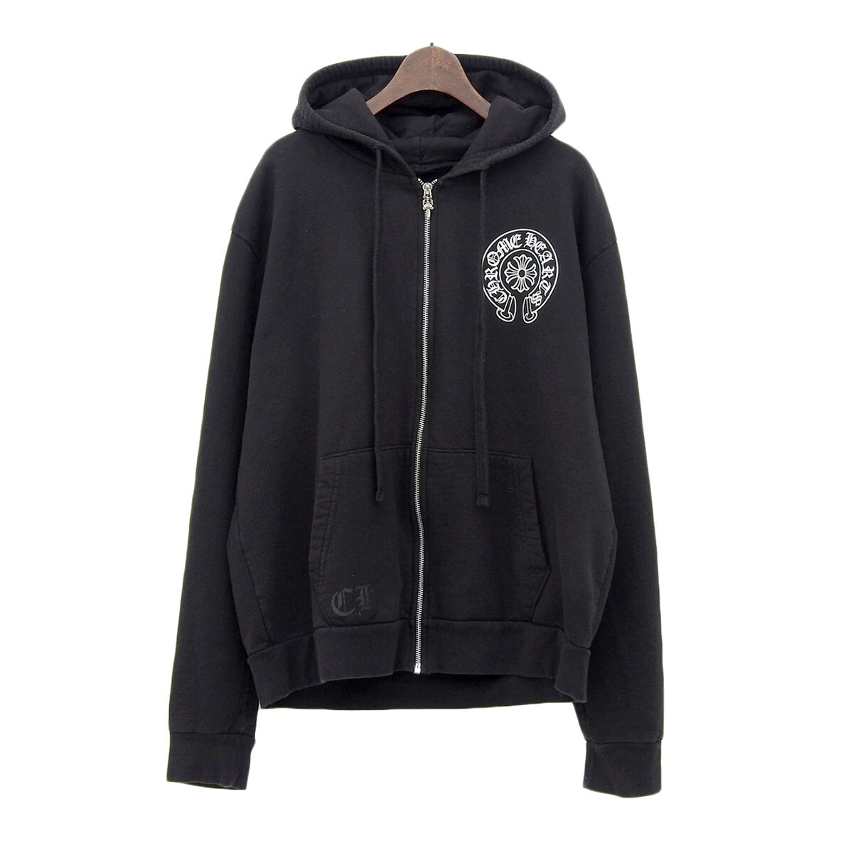 CHROME HEARTS Dagger Zip Horseshoe Tokyo Exclusive Hoodie