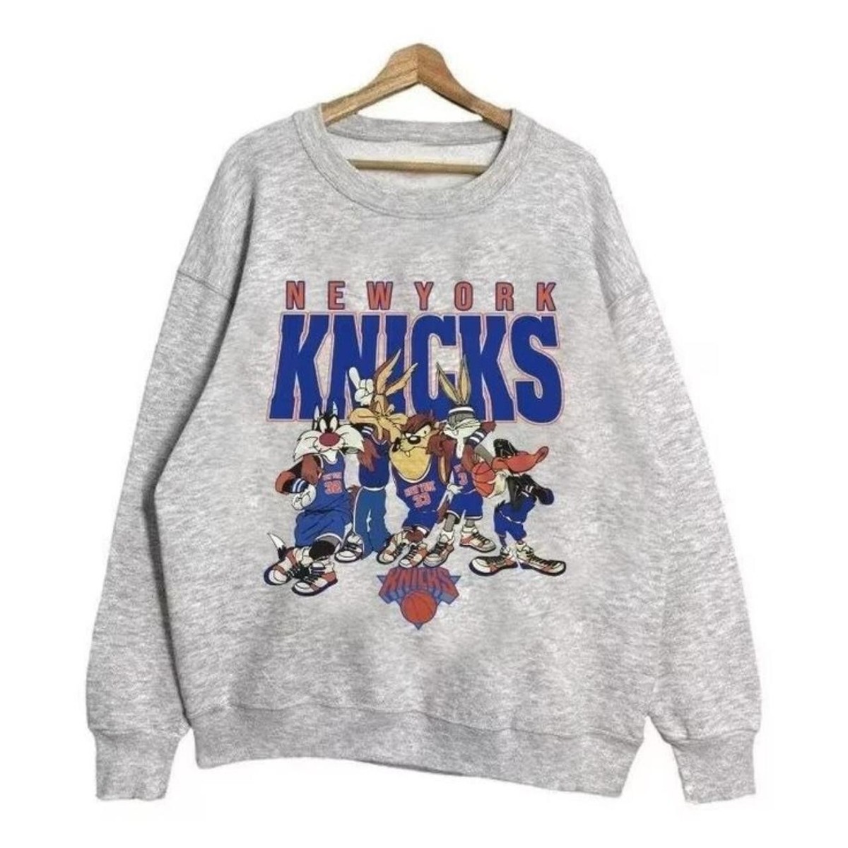 New York Knicks Looney Tunes Nba Vintage 90S Style Sweatshirt
