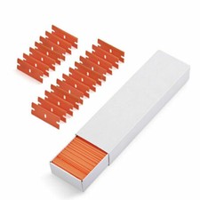 10 x Plastic Edge Blades Double Edge Razor Scraper For Paint Clean Glue Remover