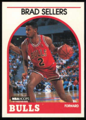 1989-90 NBA HOOPS Basketball Trading Card - BRAD SELLERS #139