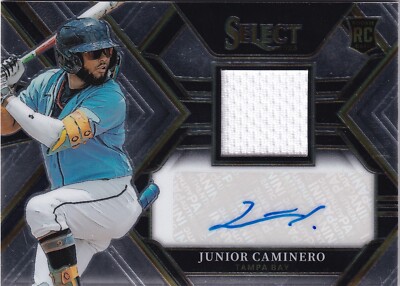 Junior Caminero Signed 2023 Select Rookie Jersey Autographs Junior Caminero Signed 2023 Select Rookie Jersey Autographs