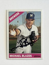 Michael Blazek Signed 2015 Topps Heritage #601 Autograph Card In Person M687