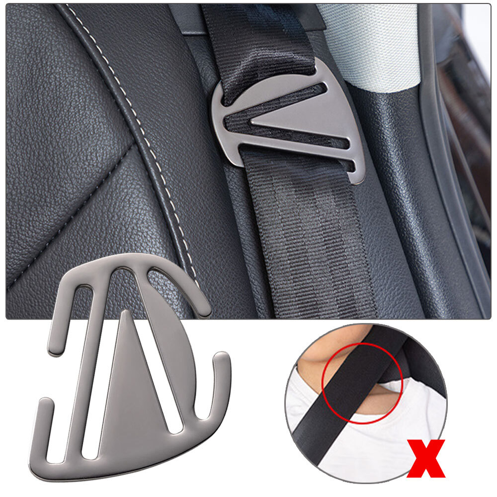 Kid Safety Seat Belt Cover Adjuster Anti-Neck Belt Positioner