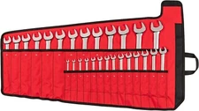 TEKTON WCB94203 Metric Combination Wrench Set with Pouch, 27-Piece (6 - 32 mm)