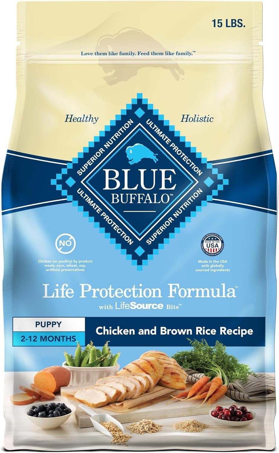 For Puppies, Life 15 Pound
