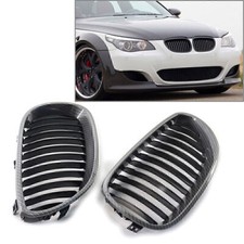 Car Front Left & Right Kidney Grille Fit for BMW E60 E61 M5 5 Series 2004-2009