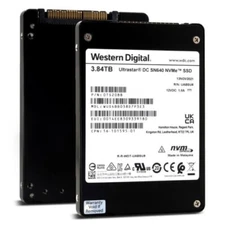 WD Ultrastar DC SN640 3.84TB PCIe Gen3.1 x4 U.2 NVMe 2.5" SSD Solid State Drive
