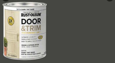 Rust-Oleum  Stops Rust  Various Colors Door & Trim Paint - 1 qt.