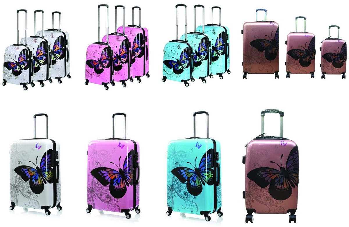 Hard Shell Wheel Spinner Suitcase PC Luggage Trolley Case Cabin