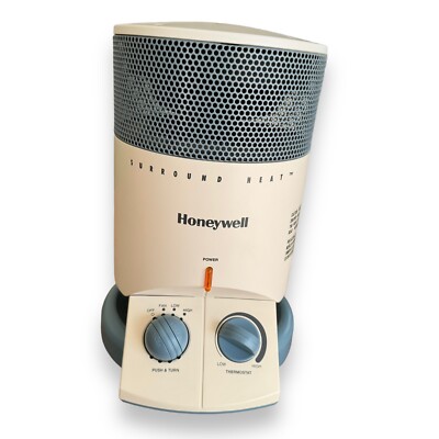 Honeywell HZ-2200 360 White Light Blue Mini Heater Tower Tested