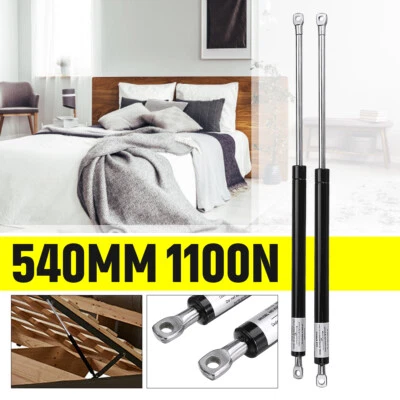 CABERRE Pair 1100N 540mm Replacement Gas Stru Piston For Ottoman Bed Lift Up Storage