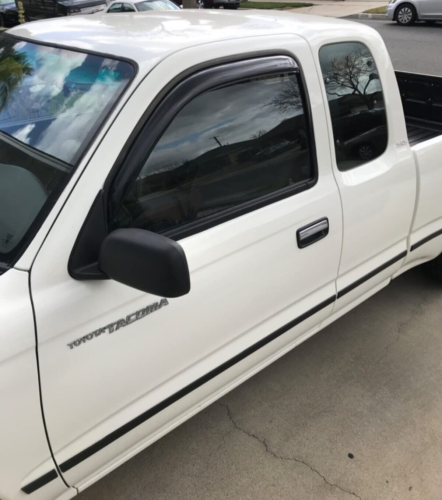 Juego de 2 piezas protectores de lluvia AVS viseras de ventilación en canal para Toyota Tacoma 1995-2004 - Imagen 4 de 6