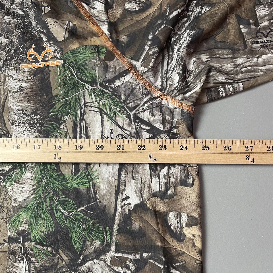 Realtree Shirt Adult XL Camo Long Sleeve Base Layer Insect Control - Image 3 of 4