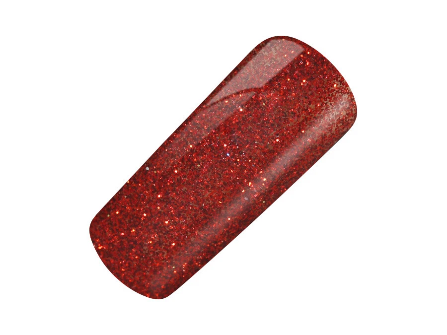 UV LED GEL GLITTER WINE RED Glitzer Farbgel Effekt Color Nail Art Modellage Rot - Bild 3 von 3