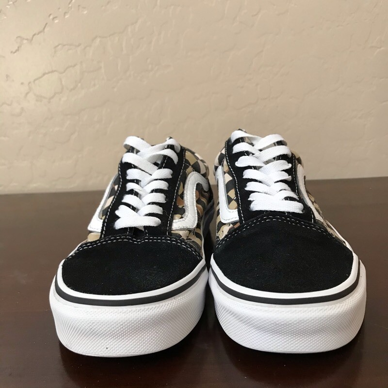 Vans Unisex Old Skool Skate Shoes Black Checkered 500714  display picture 1
