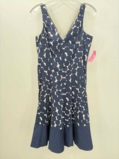 Pre-Owned Nine West Navy Size 2 Knee Length Sleeveless Dress