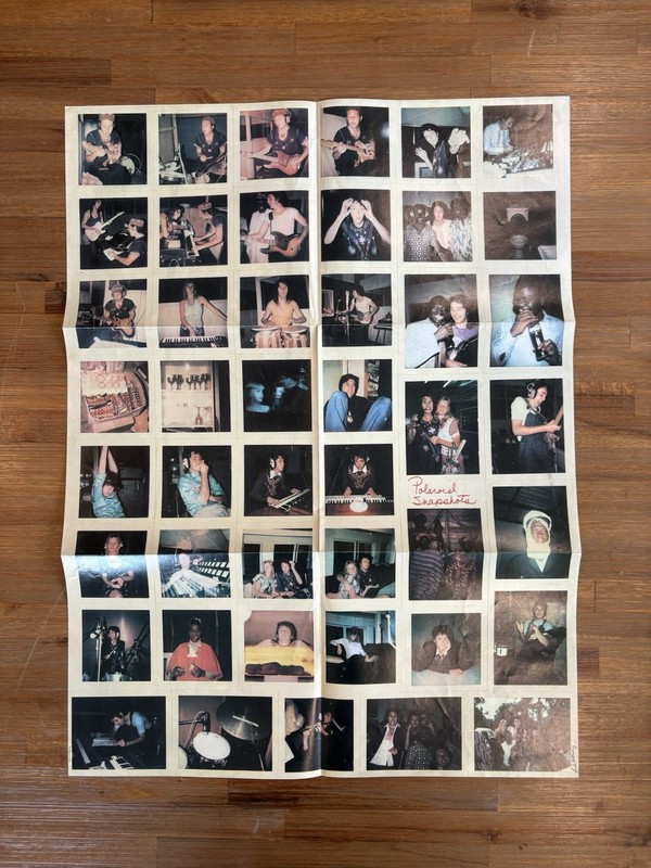 Wings’ Band on the Run Album 1973 Original Insert Polaroid Snapshots Poster