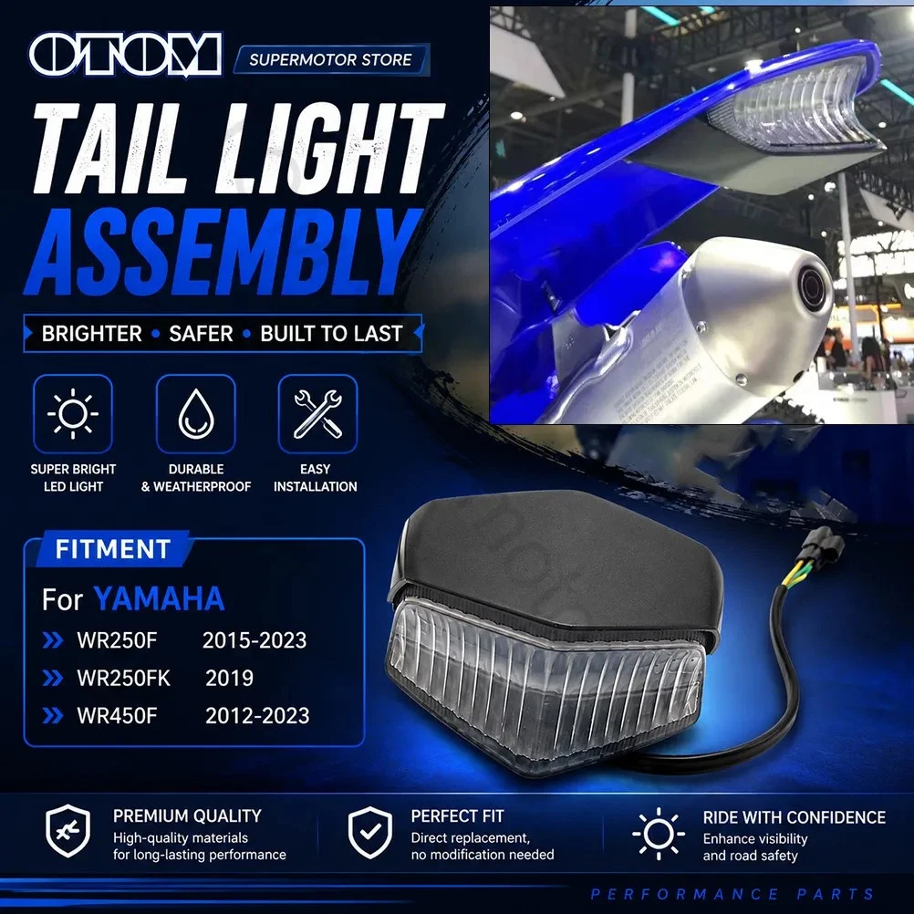 wr250f外装セット、テールランプ、ナンバー灯 Motorcycle Rear & Brake Light Assemblies for Yamaha WR250F for