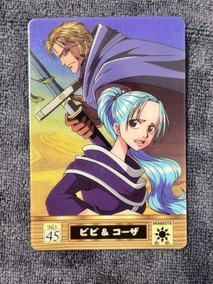 2001 One Piece Trading Card Gummy No.45 Nefeltari  Vivi / Koza Bandai Gummy