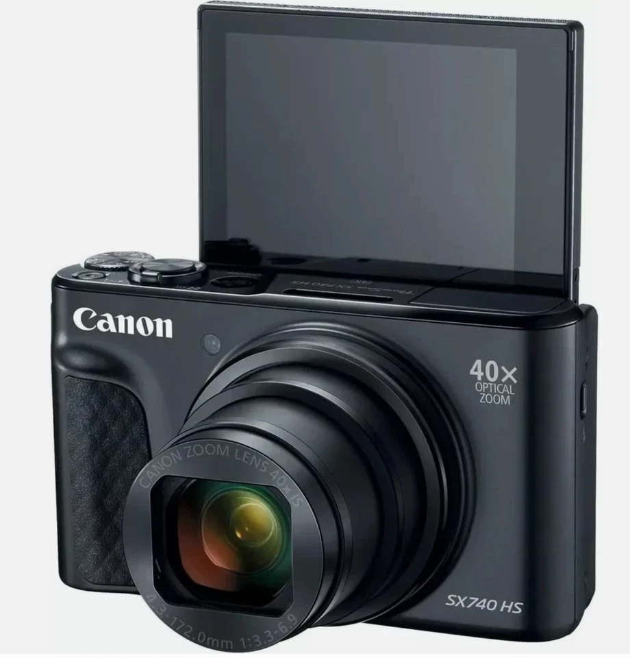 Canon PowerShot SX740 HS 20.3M Point & Shoot Compact Camera Black (Brand New) - Image 2 of 4