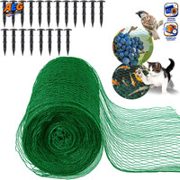 Vogelnetz 4M X 12M Engmaschig Robust GrüN Witterungs- & Uv-BestäNdig FüR Garten