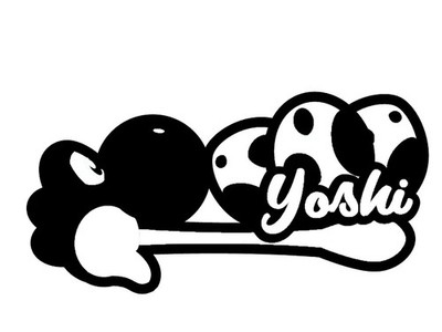Vinyl Decal Car Truck Sticker Wall Super Mario Galaxy  - Yoshi v3