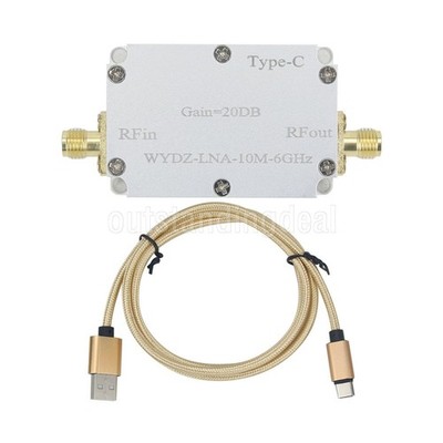 10M-6GHz Low Noise Amplifier   20DB High Flatness RF Signal Driving Receiver/ #z