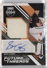 2021 Panini Elite Extra Edition Future Threads Signatures Seth Corry Auto 0ca6