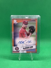2024 Topps Big League - Electric Orange Foil Autographs Mackenzie Gore #BEO-MG