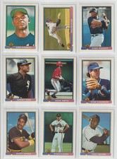 1991 Bowman Baseball you pick base stars RC rookie Hall Of Famers NM
