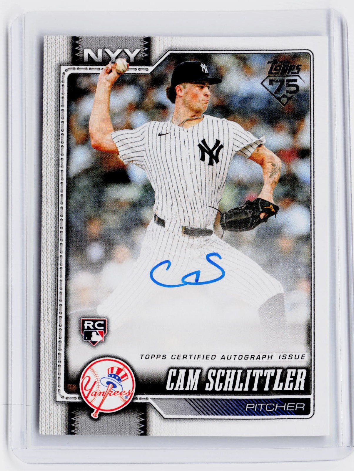 2026 Topps #111 Cam Schlittler Flagship Real One Autographs
