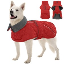 Kuoser Dog Coat, Super-Warm Dog Jacket Windproof Pet Cold Weather Coats for...