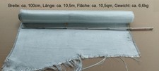 Glasfaservlies, Glasfasermatte, Glasfasergewebe für Polyesterharz, ca. 600 g/m²,