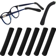 Eyeglass Ear Grip Covers Anti Slip Glasses Temple Tips Foam Sleeves 8 Pack