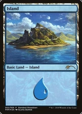 Island (Alayna Danner) 2 LP Foil Standard Showdown Promos MTG EN