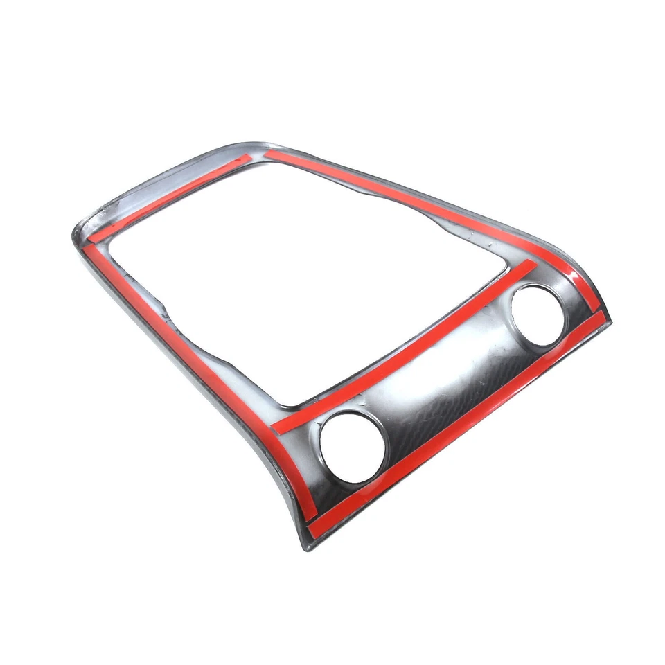 Juego de 3 cubiertas interiores de tablero de fibra de carbono ABS para Jaguar F-type 2013-2024 Foto 4 de 4