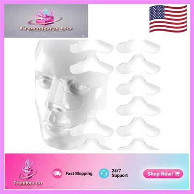 Comfortable 10 Pack Soft Gel Nasal Pads for Most CPAP Masks - Air Leak Solution