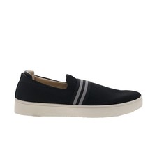 Spenco Marine Slip-On SP1091BLK Womens Black Nubuck Lifestyle Sneakers Shoes