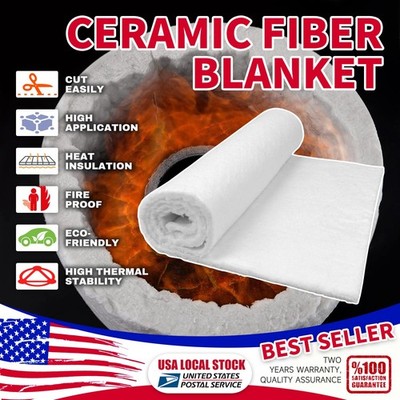 1x MODIGT Ceramic Fiber Blanket for Industrial Pipeline Insulation