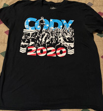 RARE BULLET CLUB CODY RHODES 2020 NJPW SHIRT L ROH WWF WWE TNA AEW NXT IMPACT