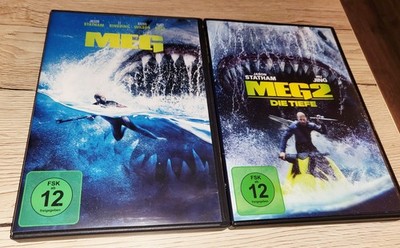 2 DVDs * MEG 1 + MEG 2 - DIE TIEFE IM SET - Jason Statham OVP 
