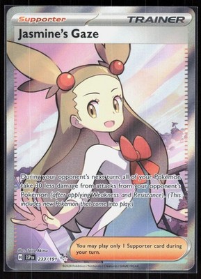 Jasmine's Gaze 233/191 Ultra Rare Surging Sparks Pokemon NM 01-05-032